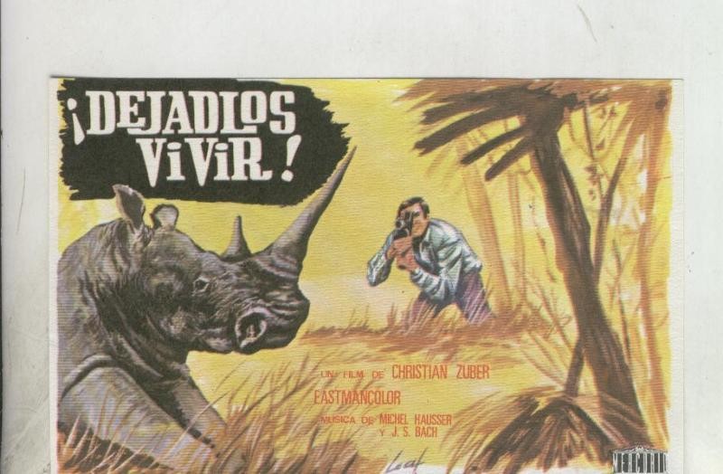 Programas de Cine: Dejadlos vivir