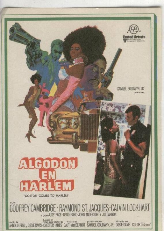 Programas de Cine: Algodon en Harlem