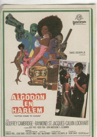 Programas de Cine: Algodon en Harlem