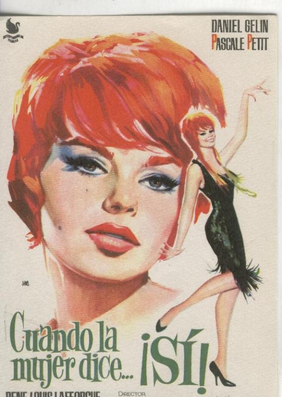 Programas de Cine: Cuando la mujer dice....Si
