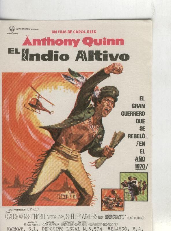 Programas de Cine: El indio altivo