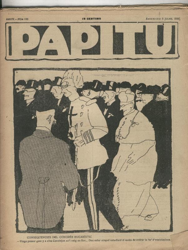 Papitu del 5.Juliol.1911 numero 136