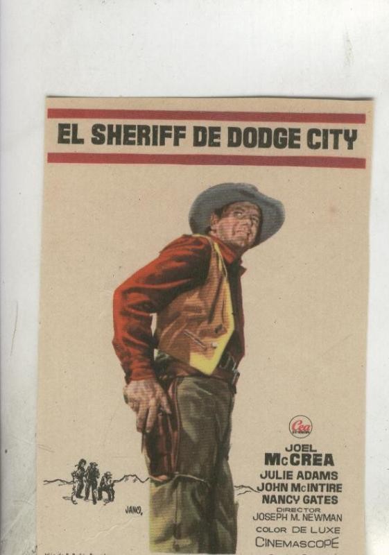 Programas de Cine: El sheriff de Dodge City