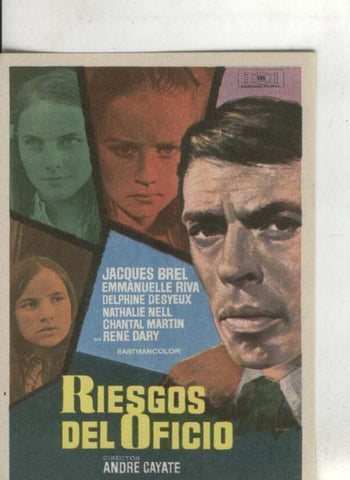 Programas de Cine: Riesgos del oficio