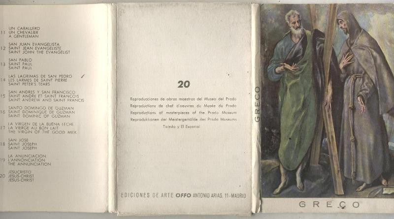 Postal : Greco estuche carpeta