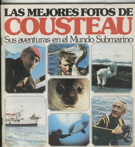 Las mejores fotos de Cousteau (libro + cromos, falta un cromo)