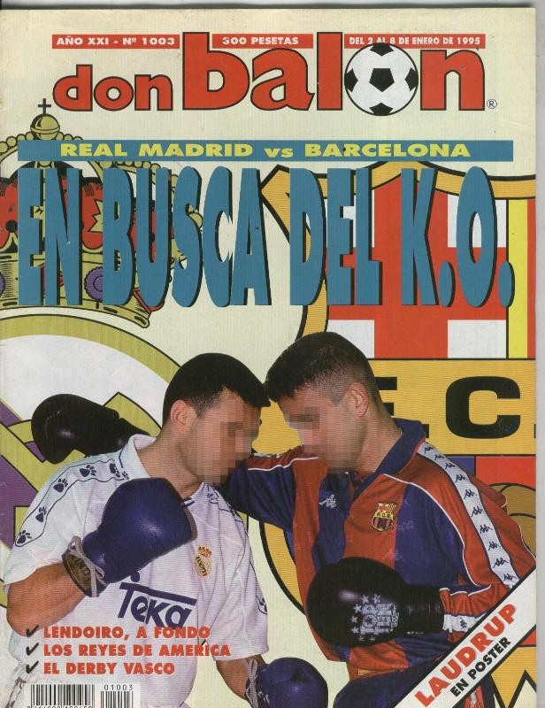 Don Balon numero 1003: falta el poster central