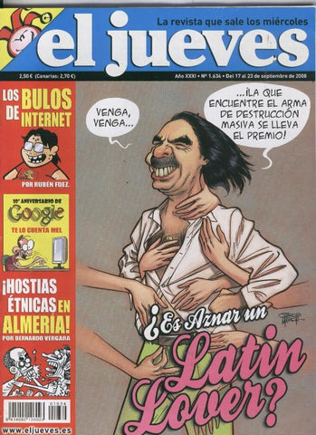 El Jueves revista semanal numero 1634: poster del Tricile