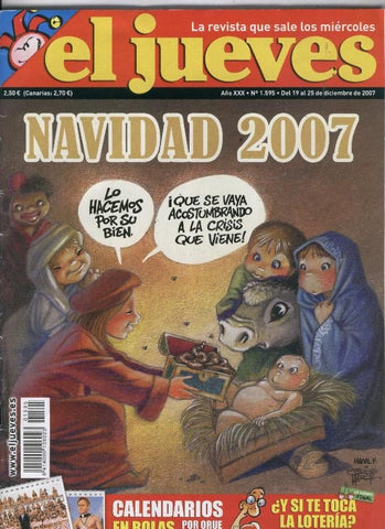 El Jueves revista semanal numero 1595: navidad 2006