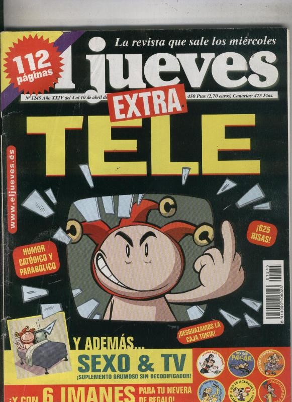 El Jueves revista semanal numero 1245: conserva el suplemento