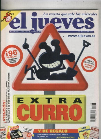 El Jueves revista semanal numero 1323: trabajo y sexo pagina central