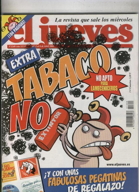 El Jueves revista semanal numero 1349: Clara de Noche y otros