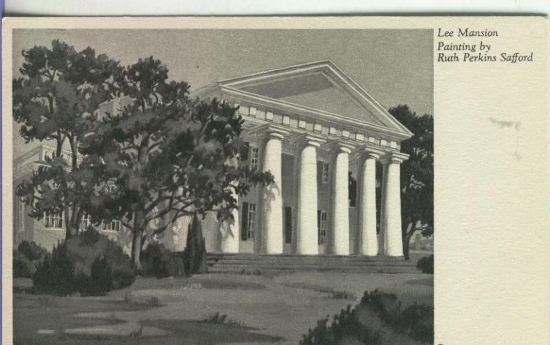 Postal : Lee Mansion Painting by Ruth Perkins Safford
