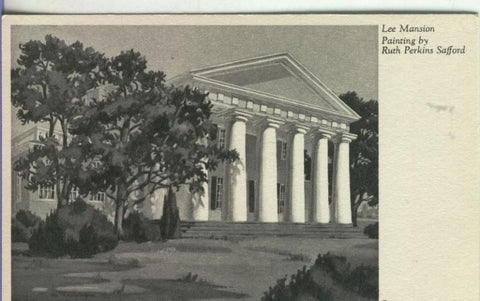 Postal : Lee Mansion Painting by Ruth Perkins Safford
