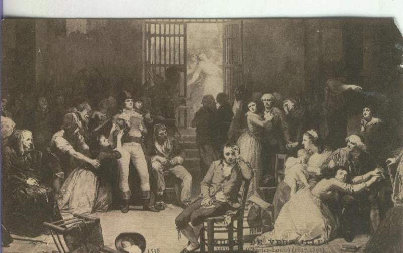 Postal : Musee de versaille: Victimes de le Terreux