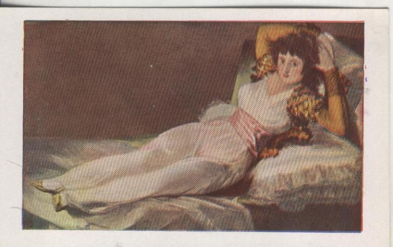 Postal : Goya: Maja vestida