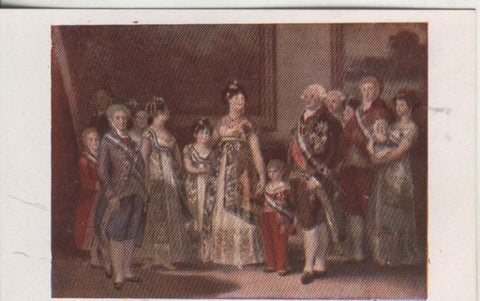 Postal : Goya: Familia de Carlos IV