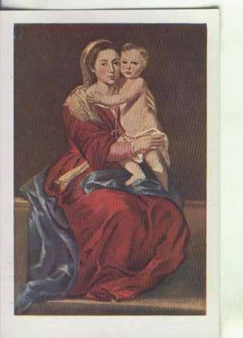 Postal : Murillo: Virgen del Rosario