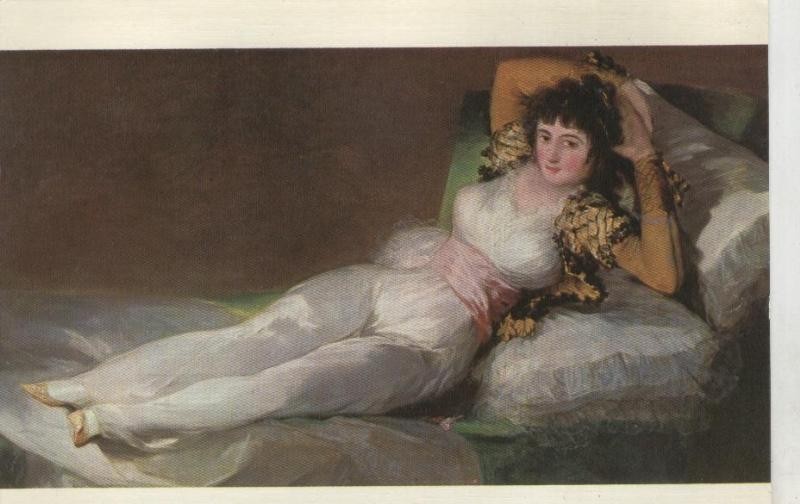 Postal : Museo del Prado: La maja vestida (Goya)