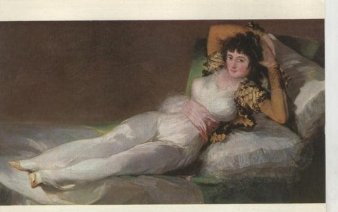 Postal : Museo del Prado: La maja vestida (Goya)