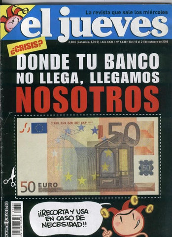 El Jueves revista semanal numero 1638: poster de El Joker de Batman