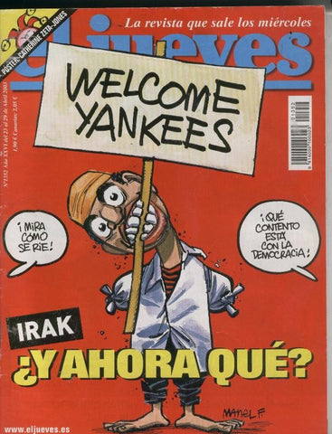 El Jueves revista semanal numero 1352: Welcome Yankees, poster de Catherine Zeta Jones