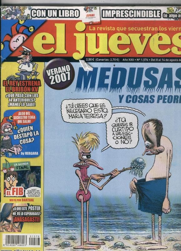 El Jueves revista semanal numero 1576