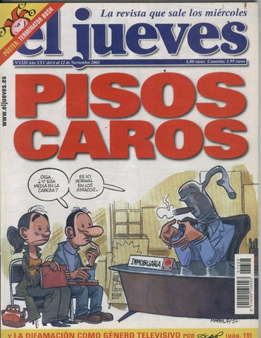 El Jueves revista semanal numero 1328: poster de Termiantor Bush