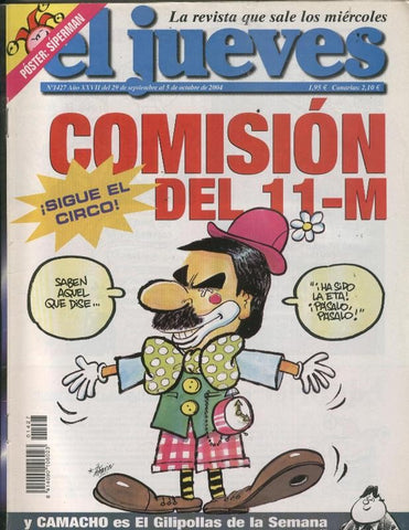 El Jueves revista semanal numero 1427