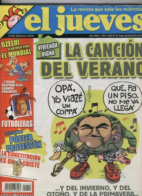 El Jueves revista semanal numero 1514