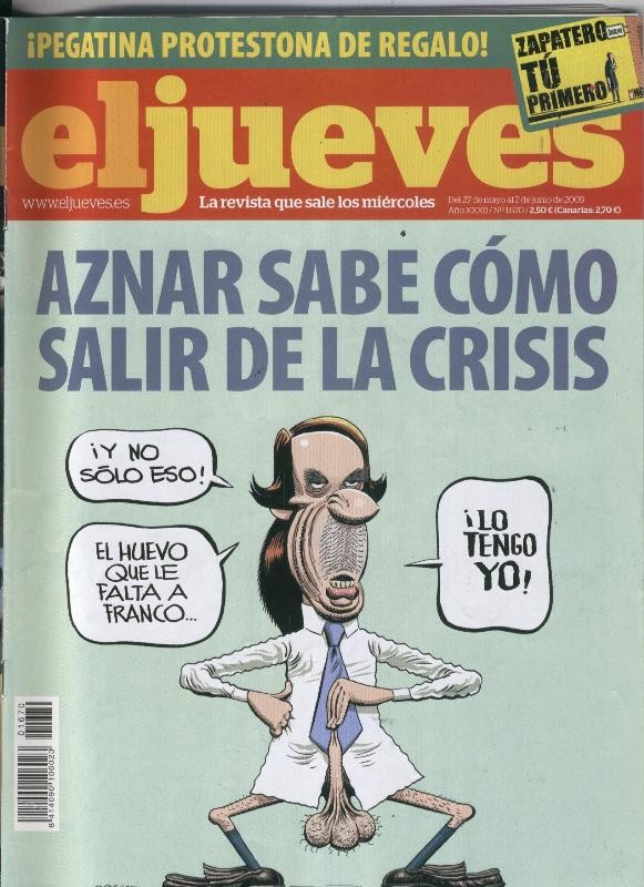 El Jueves revista semanal numero 1670: poster de Cristinao y Messi