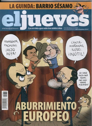 El Jueves revista semanal numero 1671: Aznar y Zapatero