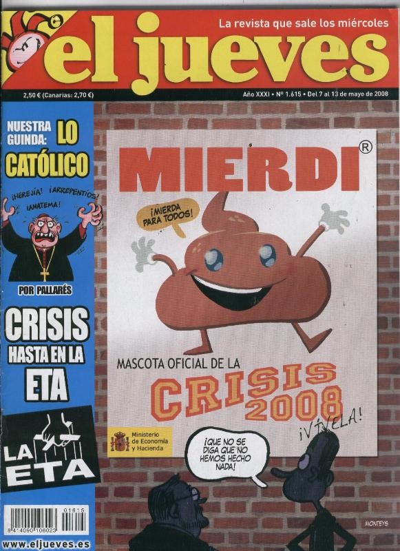 El Jueves revista semanal numero 1615