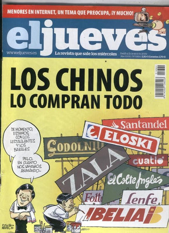 El Jueves revista semanal numero 1664: Los chinos
