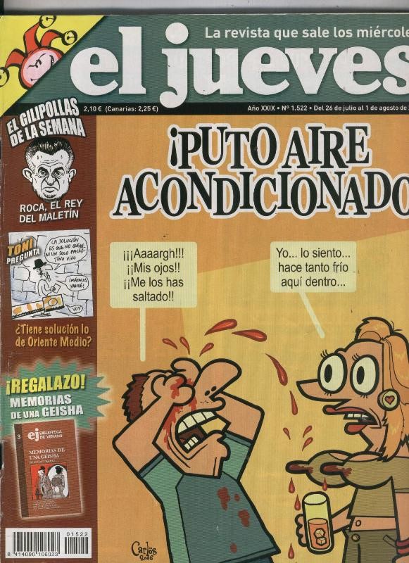 El Jueves revista semanal numero 1522: poster de Esther Cañadas