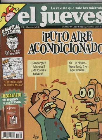 El Jueves revista semanal numero 1522: poster de Esther Cañadas