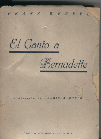 El canto a Bernadette