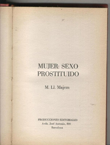 Mujer : Sexo prostituido