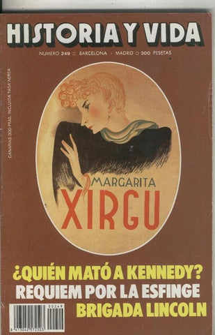 Historia y Vida numero 249: margarita Xirgu, Brigada Lincoln