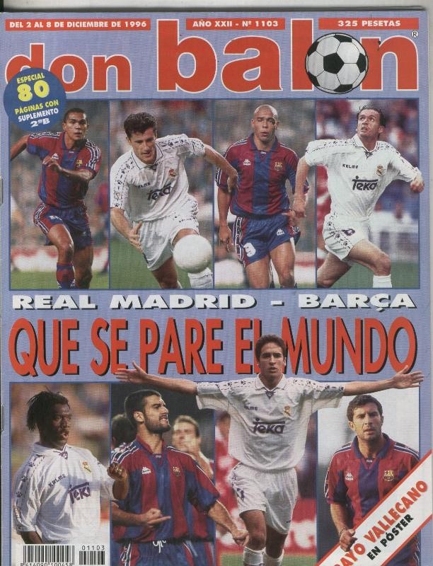 Don Balon numero 1103: poster del Rayo Vallecano