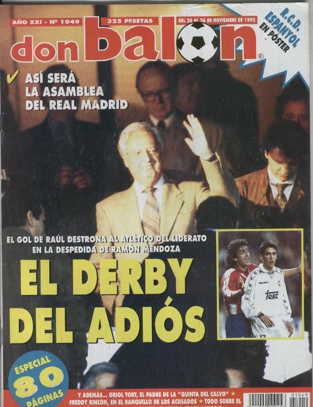 Don Balon numero 1049: no conserva el poster central