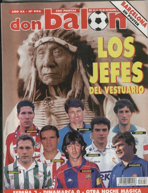 Don Balon numero 0996: poster del F.C.Barcelona