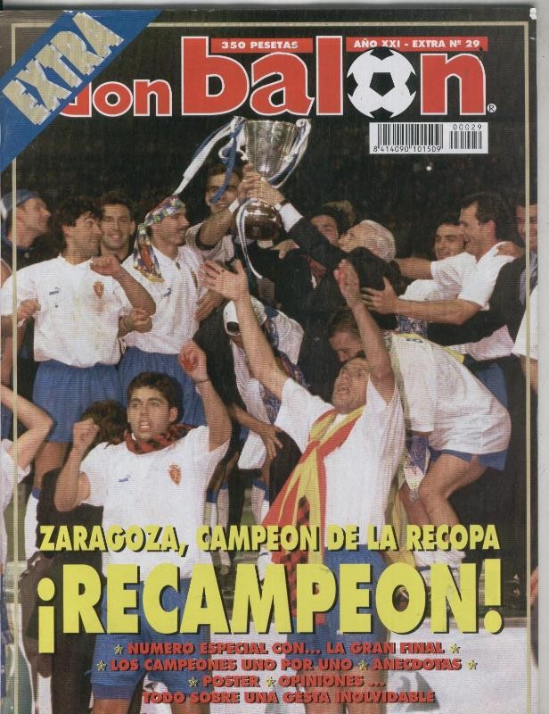 Don Balon extra numero 29: Zaragoza campeon de la recopa