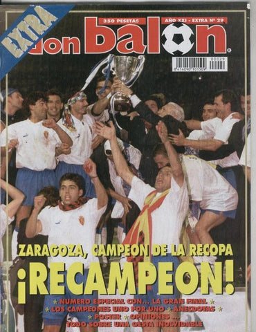 Don Balon extra numero 29: Zaragoza campeon de la recopa