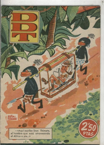 DDT 1ª epoca numero 556: portada de Peñarroya (aviejado y cello lado lomo)