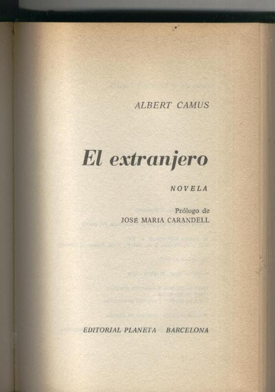 El extranjero