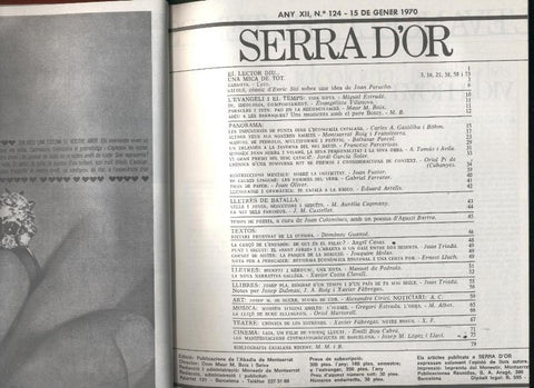 Serra d,Or tomo año 1970