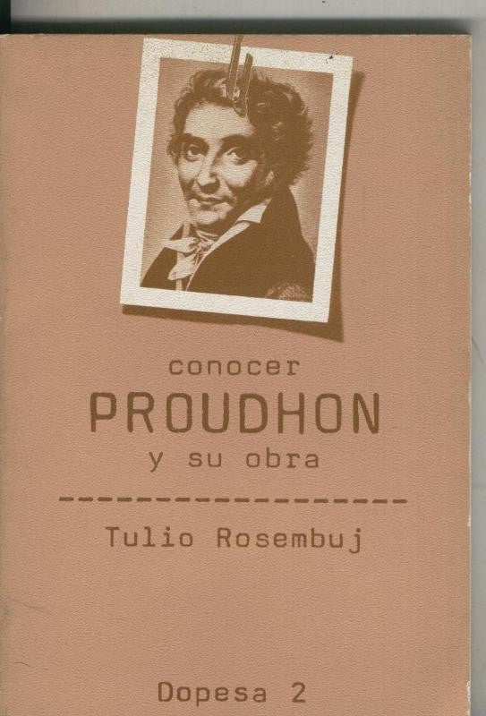 Conocer Proudhon y su obra