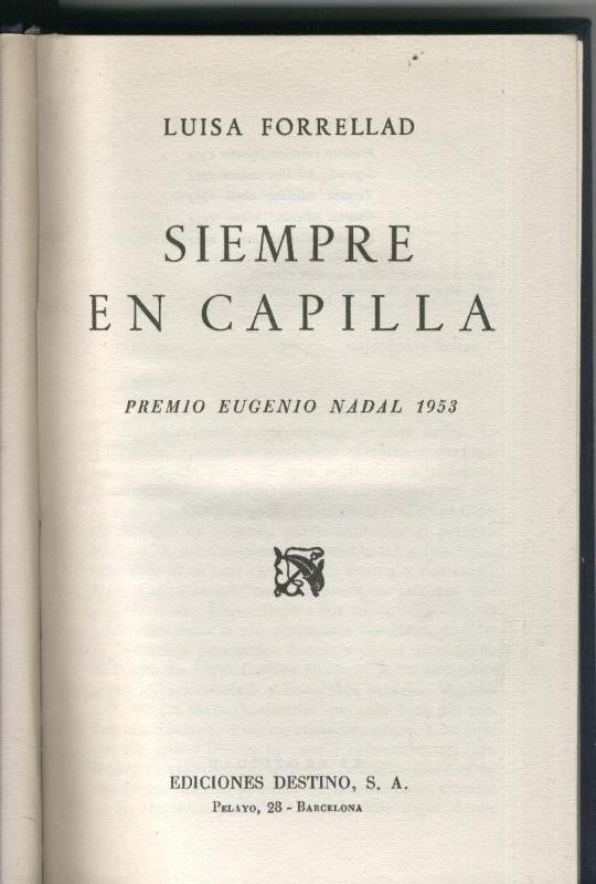 Siempre en capilla