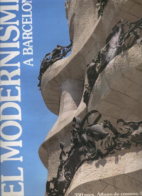 Album de cromos: El modernisme a Barcelona (album incompleto)